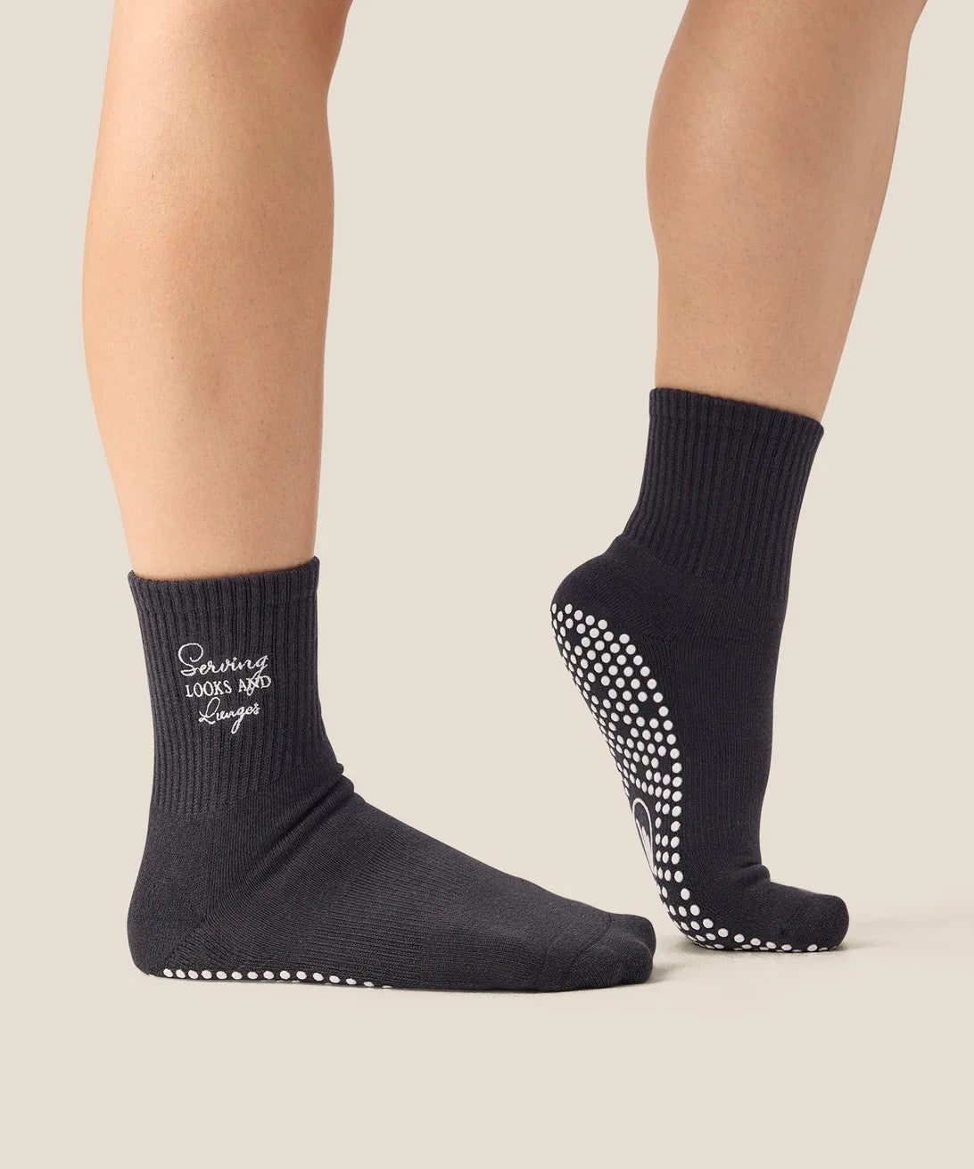 Moveactive Crew Grip Socks Looks & Lunges